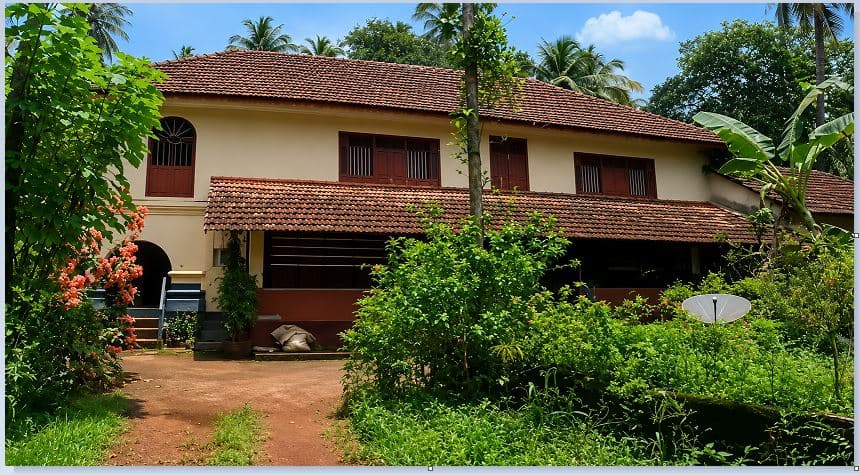 a house with pookalam everyday at purameri